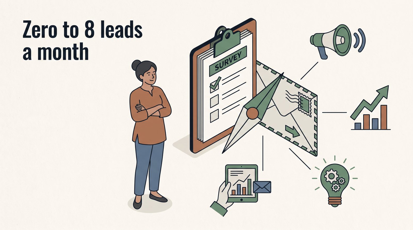 From zero to 5 to 8 inbound leads a month: SEO and a new site for a B2B market-research firm